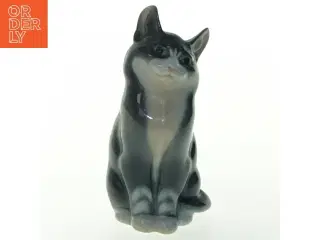 Royal copenhagen porcelænsfigur af kat fra Bing & Grøndahl (str. 13 cm)