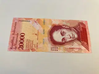 20000 Bolivares Venezuela