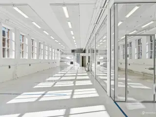 Kontor med showroom. lager og evt. værksted i tidligere industribygning