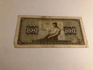 100 Dinara Yugoslavia 1946