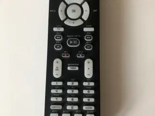 Philips Fjernbetjening Sort