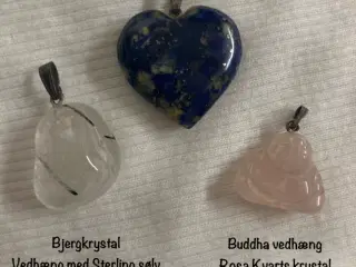 Krystaller, smykker, sten og sterling 