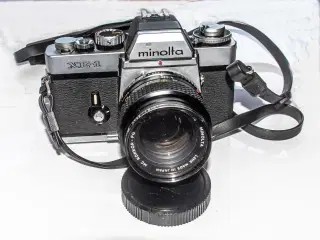 Minolta XE-1 med 50 mm rokkor 1,4
