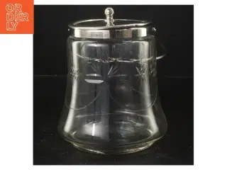 Glasskrukke med låg (str. 15 cm)