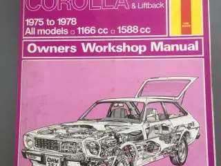 Haynes rep manual Toyota corolla