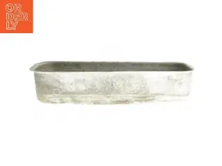 Rektangulært metalfad til rugbrød (str. 33,5x12,5 cm)