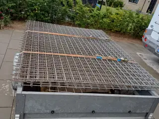 Hønsegård komplet med galvaniseret Rionet. 