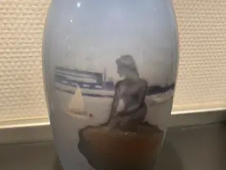 Bing & Grøndahl vase med den lille havfrue