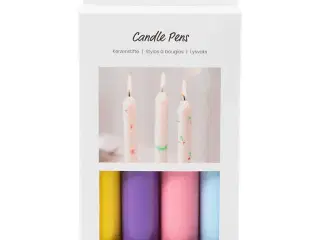 Lyspenne 4 farver til dekoration af lys