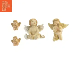 Dekorative englefigurer (str. 9,5 & 4 cm)
