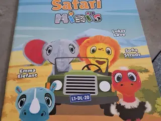 Saml alle de forskellige Safari Mini's plysdyr 