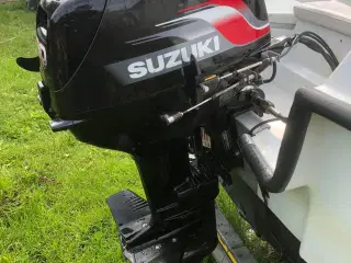 Suzuki påhængsmotor, benzin, 2-takts, langt ben