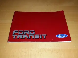 Instruktionsbog Ford Transit.