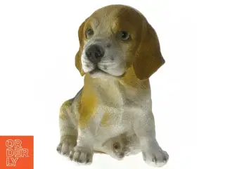 Dekorativ hundefigur fra Søborggaard (str. 15 cm)
