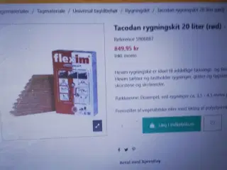 Flexim Rygningskit. til F.eks Rygningsten