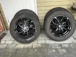 Vinterdæk sorte alufælge 215/65R17