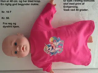 Dukketøj til Sofia dukken på 40cm. med blød krop.