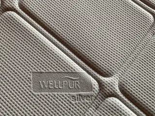Wellpur Silver 90 x 200 cm incl. topmadras