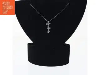 Halskæde med sten (str. 42 cm)