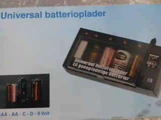 Batterioplader Universal
