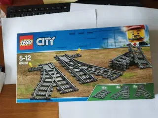 Lego city med tog skinner 