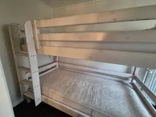 Flexa Køjeseng med gode 90x200 cm madrasser 