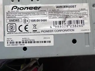 Pioneer bil skærm