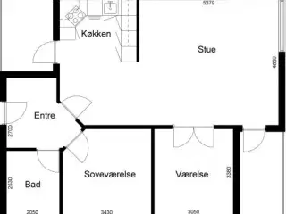 102 m2 lejlighed i Spøttrup