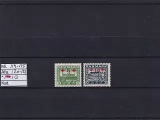 DK Rødekors postfrisk (AFA 114-115)