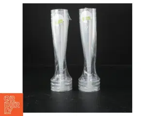 Genanvendelige plastik ølglas fra Eh (str. 8 styk. ø. 5,5 cm. længde, 18 cm)