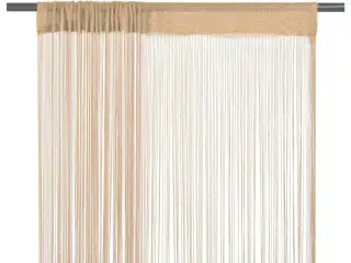 Trådgardiner 2 stk. 140 x 250 cm beige