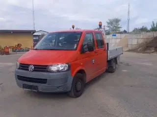 VW Transporter 2.0 Tdi Dobb.Cab Varebil med alu.lad
