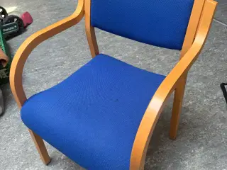 6 Blå Stole