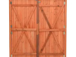 Redskabsskur til haven 136x75x160 cm massivt fyrretræ