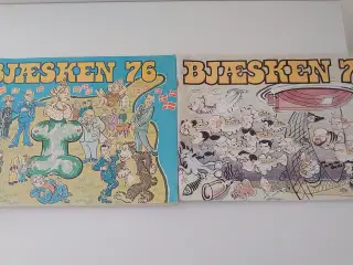 Bjæsken" fra 1976 og 1979 (satireblad)