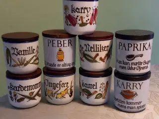 Knabstrup krydderi krukker