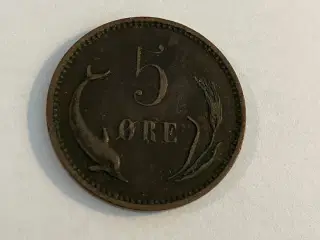 5 øre 1904 Danmark