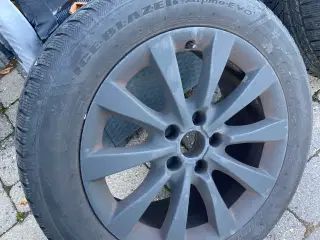 4 stk. Alufælg med Vinterdæk 225/55/17 til Audi A6