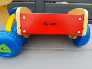 Træ Scooter med trailer