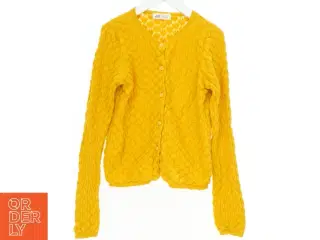 Gul cardigan med struktur fra H&M (str. 140)