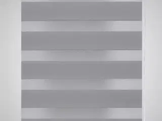 Rullegardin i zebradesign 90 x 150 cm grå