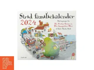 Strid familiekalender 2024 af Jakob Martin Strid (Bog) fra Gylendal (str. 30x35 cm)
