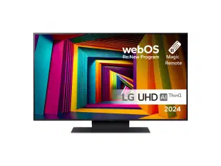 Lg tv 2024 og soundbar med bas 