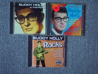 .BUDDY HOLLY CDer sælges stykvis