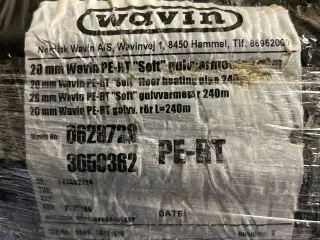 Wavin PE-RT soft gulvvarme rør 20 mm. 240 m.