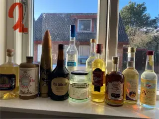 11 flasker uåbnet snaps