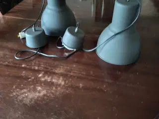 Loftslamper i grå 