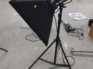 Softbox med lampe D-LITE 2