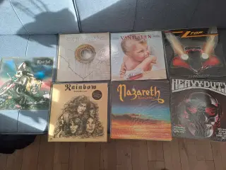 Blandet heavy/Rock LPer 