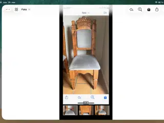 10 stk spisebords stole (spanske) sælges 4.500,-kr